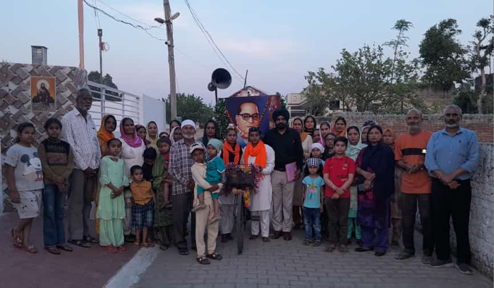 Keeping the birth anniversary of Babasaheb Ambedkar Ji as the main focus, takeout Sandhya Feri